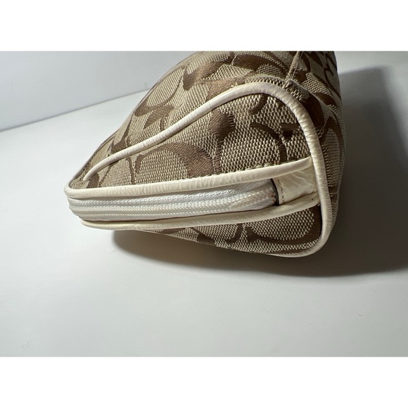 Coach Brown and Cream Cosmetic Bag - Picture 4 of 9